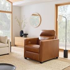 Harris Leather Power Recliner West Elm