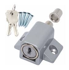 Sliding Patio Door Lock Silver