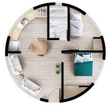 Circular Floor Plan Small House
