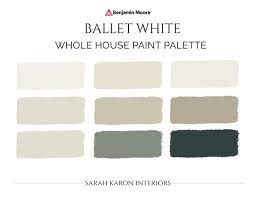 Ballet White Paint Palette Benjamin