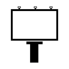 Billboard Icon Logo Vector Design Template
