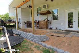 Diy Stamped Concrete Patio How To