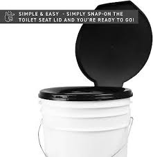 Portable Bucket Toilet Seat Cover Lid