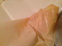 Stinky Pink Mold On Shower Curtain