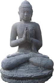 Buddha Statue On Lotus Greeting In 6
