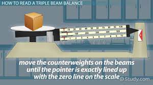 triple beam balance definition parts
