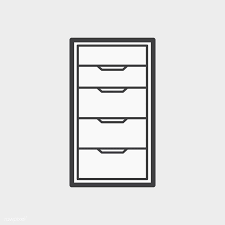 Ilration Of Office Cabinet Icon