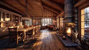 Winter Wonderland A Luxurious Log Cabin