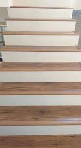 Red And White Wooden Steps Staircase At
