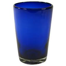 Large Cobalt Blue Drink Glass