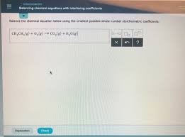 Stoichiometry Balancing Chemical