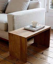 Wooden Sofa Side Table Chair Arm Rest