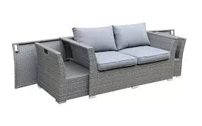 6 Seater Rattan Garden Sofa Set