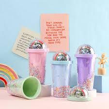 Creative Rainbow Straw Cup Foam