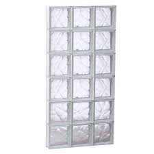 Non Vented Glass Block Window 2448sdc