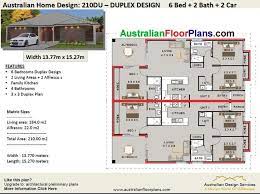 Duplex Floor Plans Duplex House Plans