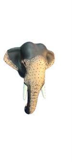 Decorative Fiber Elephant Head With