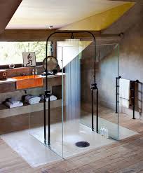 Double Freestanding Showers Atticmag