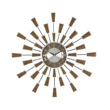 Litton Lane Brown Metal Starburst