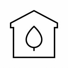 Green Greenhouse House Plant Icon