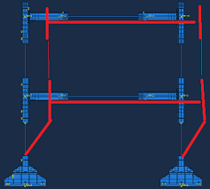 wire beam and a solid element