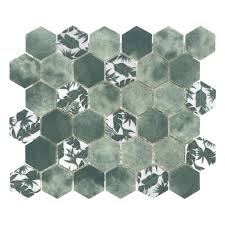 Sunwings Concret Green Hexagon 11 7x10