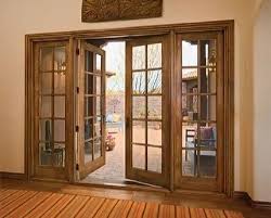 Wooden Lushwood Wood French Door For