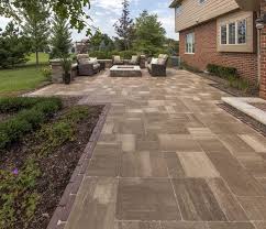 Earthy Patio Pavers For Visual Warmth