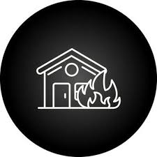House Fire Icon Vector Art Icons And
