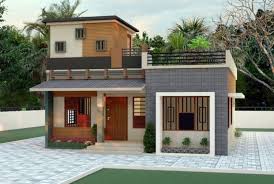 Village Single Floor Home Front Design