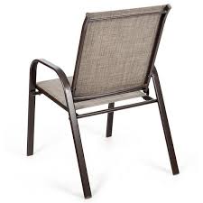 Metal Sling Outdoor Dining Chair