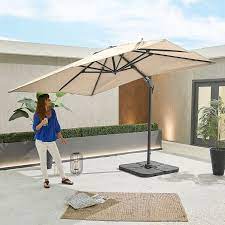 Crank Tilt Rectangular Cantilever Parasol