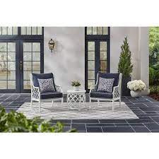 3 Piece Aluminum Patio Conversation Set