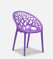 Buy Crystal Plastic Chair In Milky