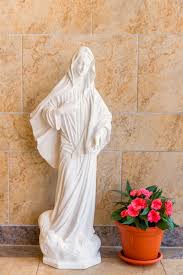 Our Lady White Statue For Interiors And