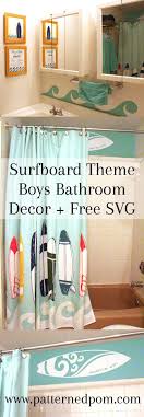 Boys Bathroom Update Free Svg Wave