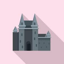 France Castle Icon Flat Style 14624028