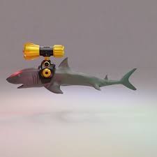 doctor evil shark with laser beam from