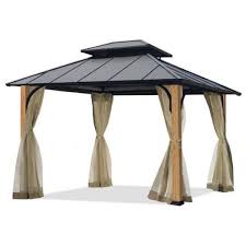 Patio Gazebo Shade Rain Protection