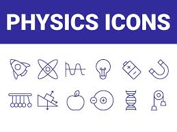 Physics Icons Set Physics Icons Symbol