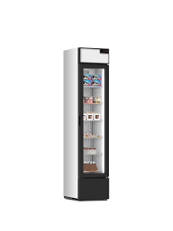 Glass Door Upright Display Freezer