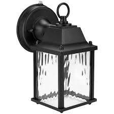Maxxima Black Outdoor Lantern Led Porch