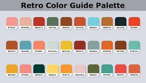 Retro Color Palette Catalog Sample