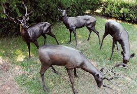 Garden Deer Statues 4 Styles Deer