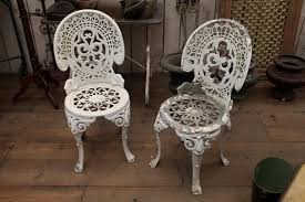 Cast Aluminium Garden Chairs With