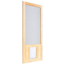 Reversible Wood Screen Door