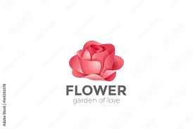 Rose Flower Garden Love Logo