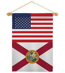 Us Florida States Garden Flag Outdoor