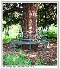 Wrought Iron Tree Seats Domestic Tree