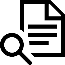 File Magnifying Glass Icon